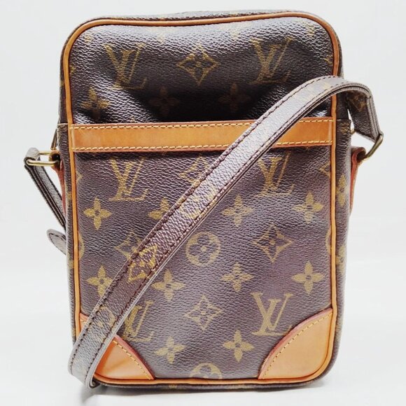 Vintage Louis Vuitton LV Shoulder Bag Danube Monogram -Unisex - Picture 1 of 11